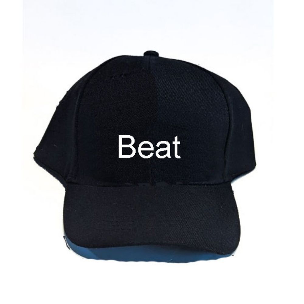 ExyFunShop Beat Black Hat Unisex Headwear Music Rhythm